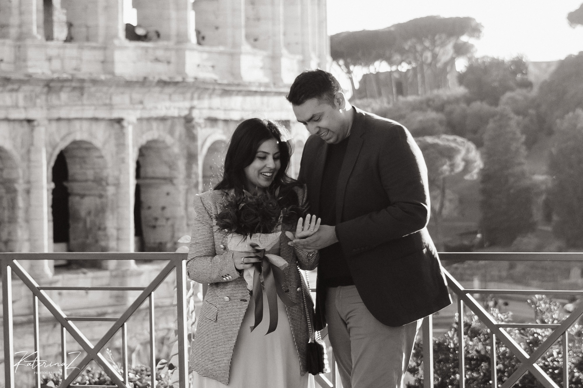 Surprise proposal in Rome