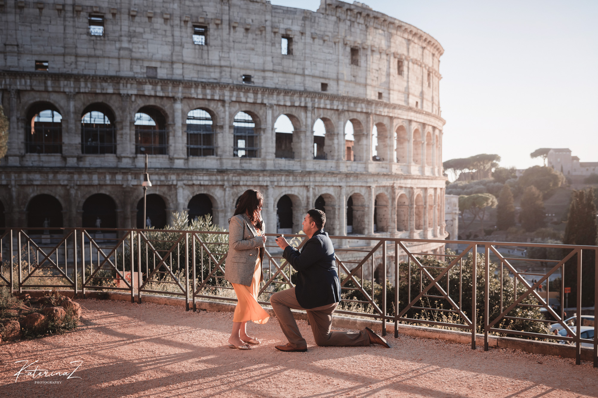 Surprise proposal in Rome