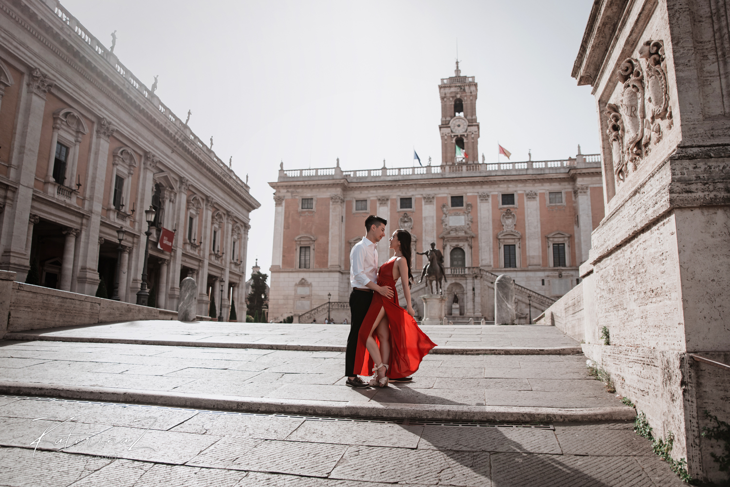 Surprise proposal in Rome