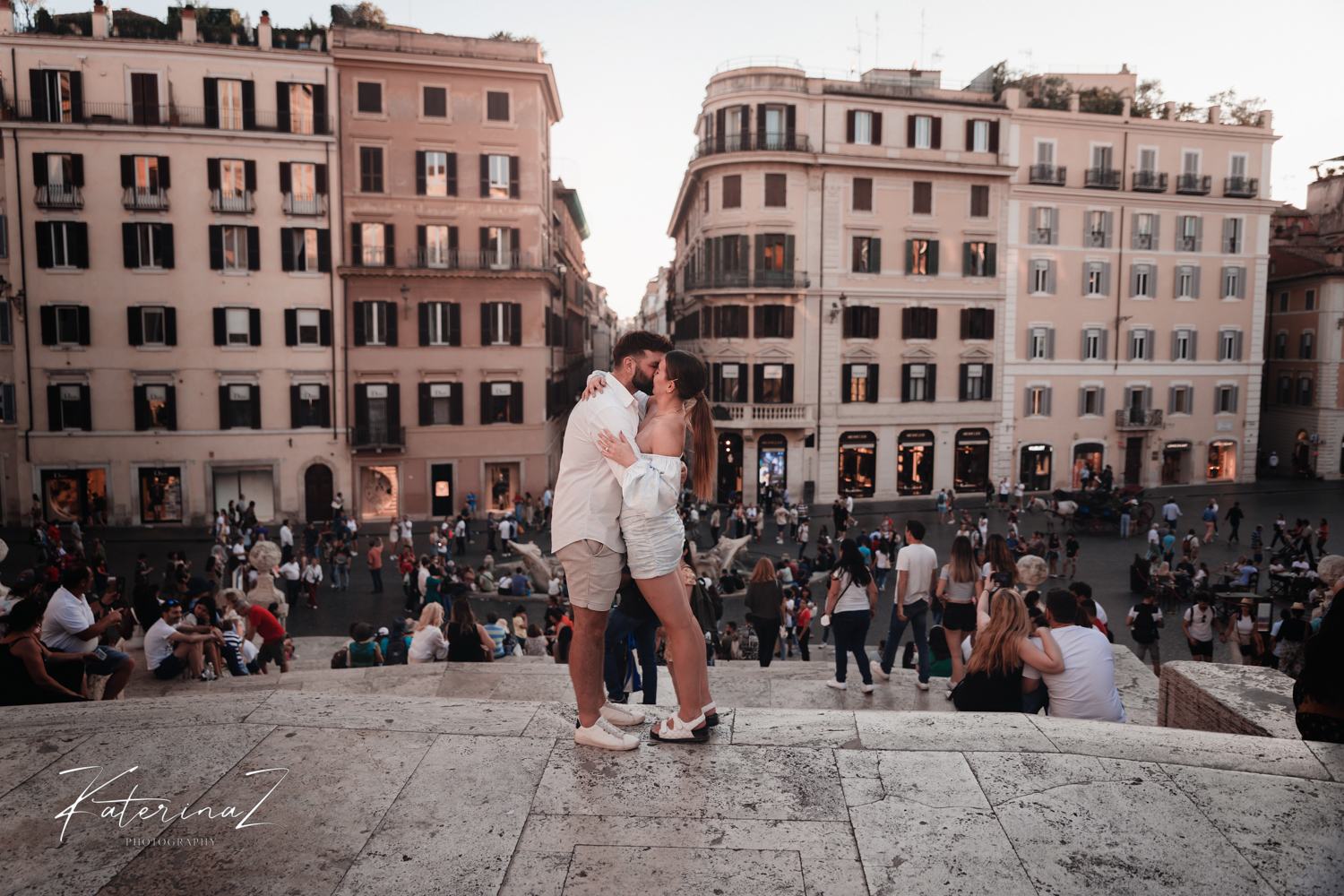 Surprise proposal in Rome