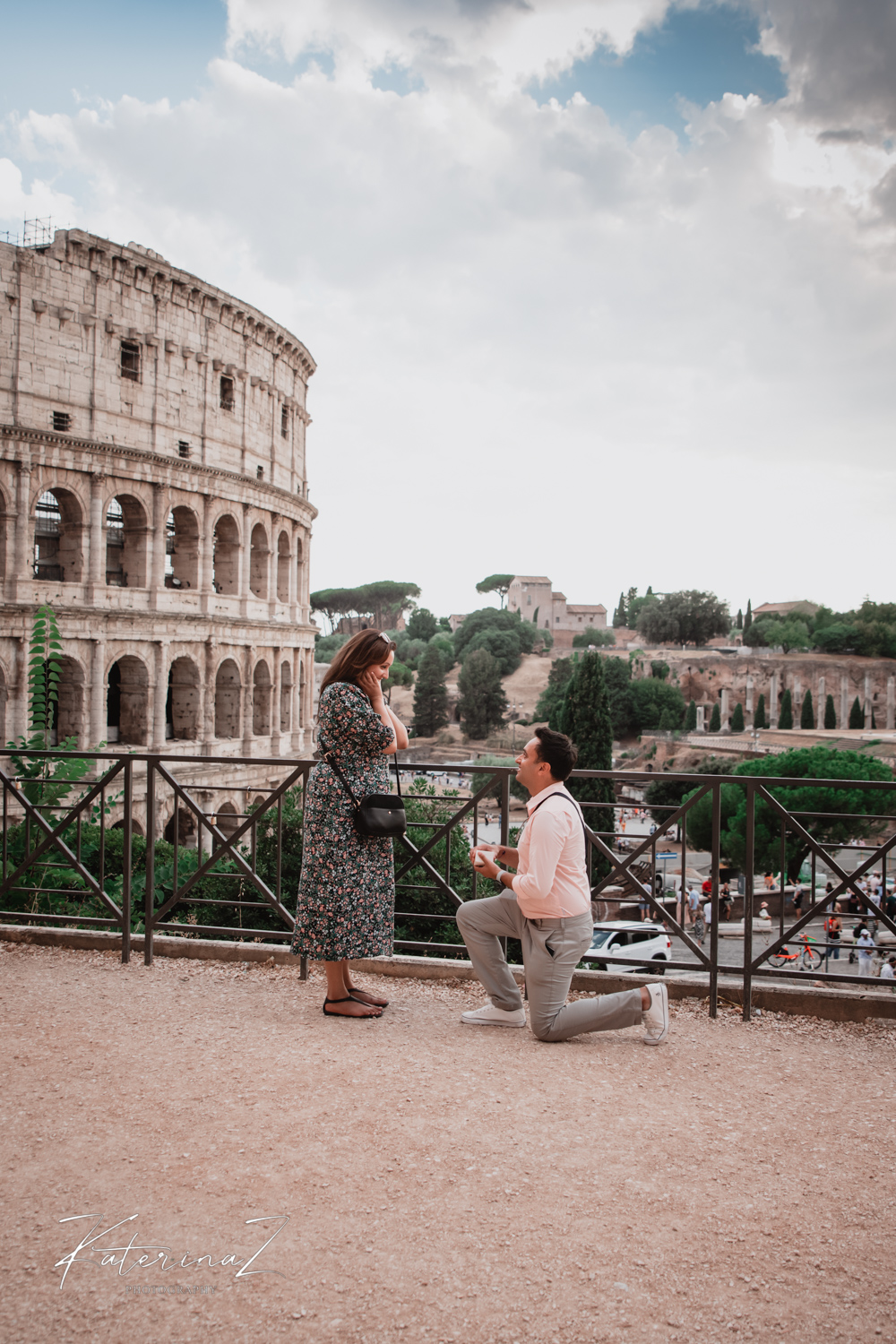 Surprise proposal in Rome