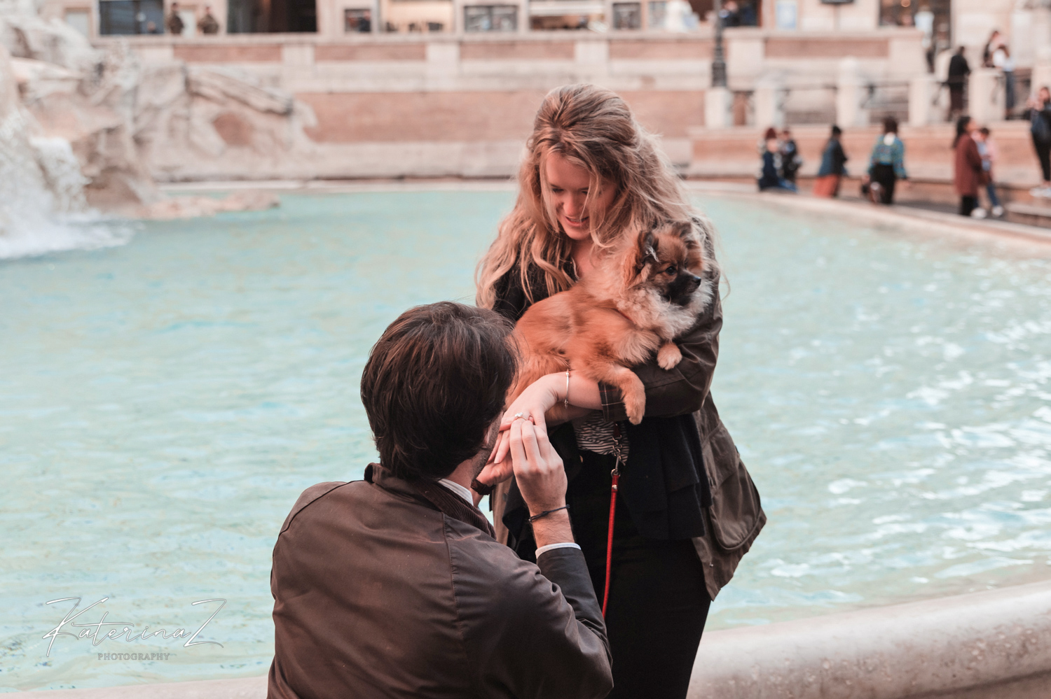 Surprise proposal in Rome