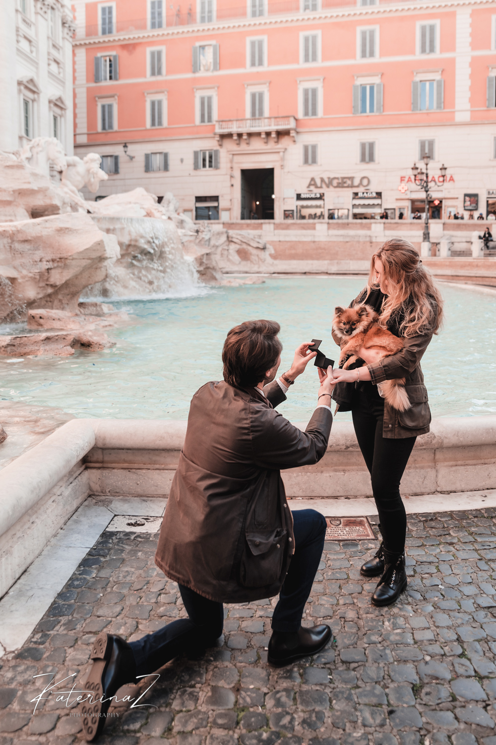 Surprise proposal in Rome