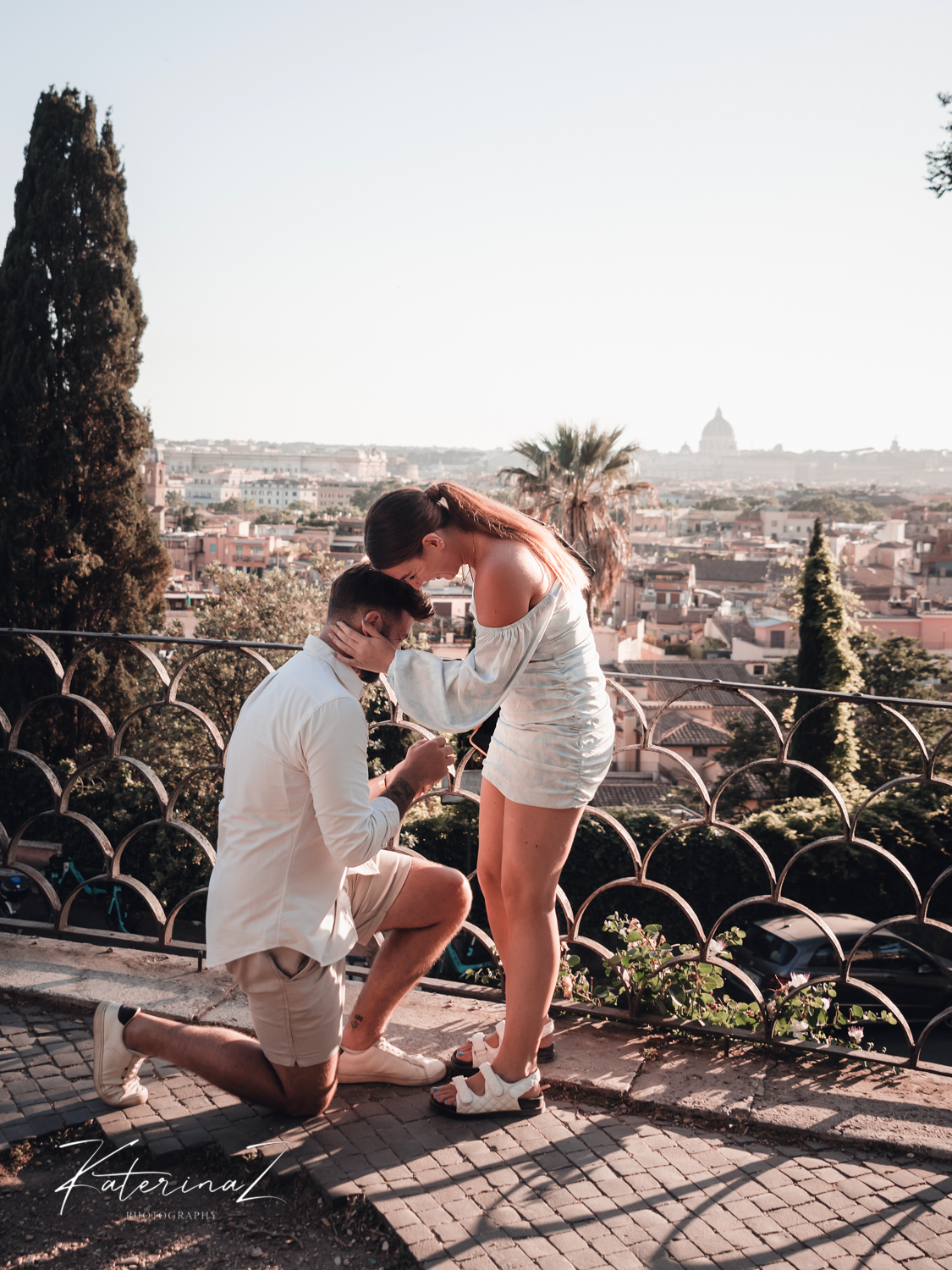 Surprise proposal in Rome